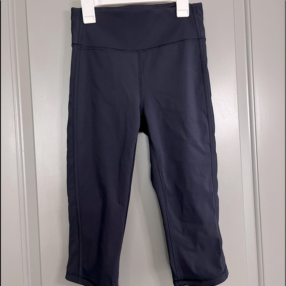 Lululemon crop navy blue legging